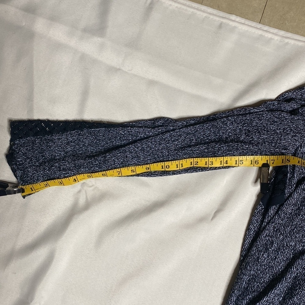 Scrapbook Black And Gray V-neck Sweater - Picture 11 of 12
